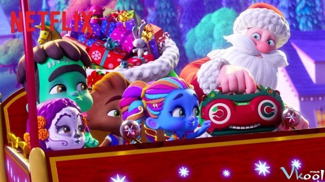 Xem Phim Hội Quái Siêu Cấp: Giúp Đỡ Ông Già Noel - Super Monsters: Santa